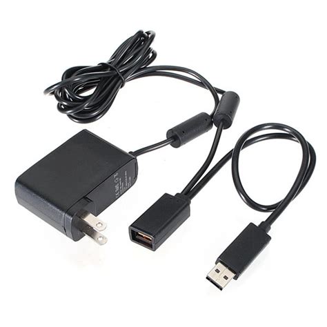 Ac Adapter Power Supply Usb Charger Cable For Microsoft Xbox 360 Kinect