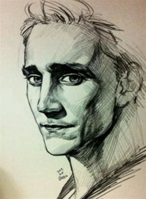 Tom Hiddleston Imagines - Drawing | Dessin loki, Dessin visage et Portrait dessin