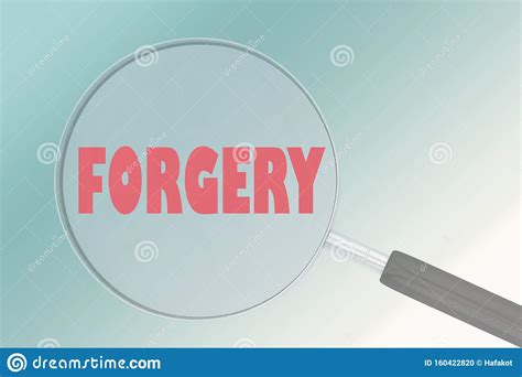 Forgery Criminal Concept Stock Illustration Illustration Of Creative