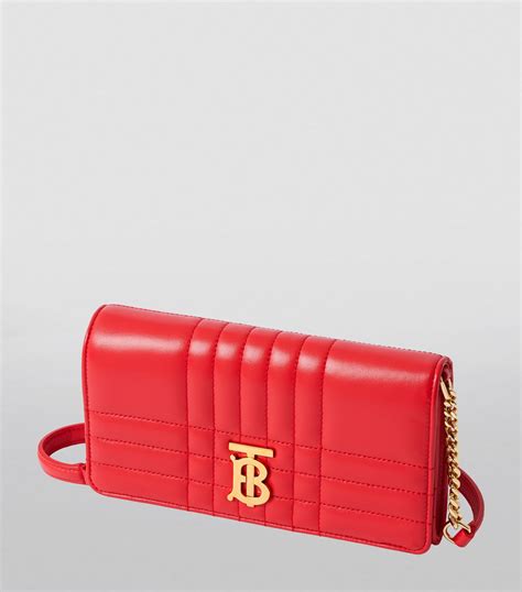 Burberry Leather Lola Chain Wallet Harrods Us