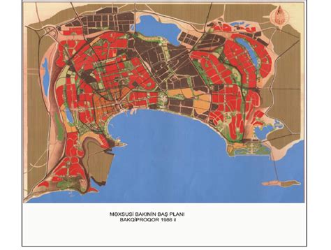 Proper Baku Master Plan Source The State Committee On Urban Planning
