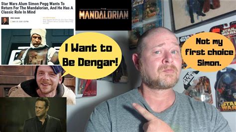 Star Wars Simon Pegg Wants To Play Dengar In The Mandalorian Who