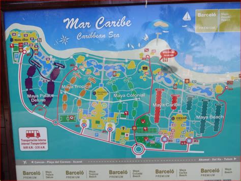 Valentin Imperial Riviera Maya Resort Map