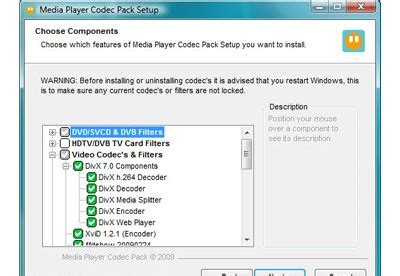 The windows 10 codec pack is a free easy to install bundle of codecs/filters/splitters used for playing back movie and music files. Media Player Codec Pack download free for Windows 10 64/32 ...
