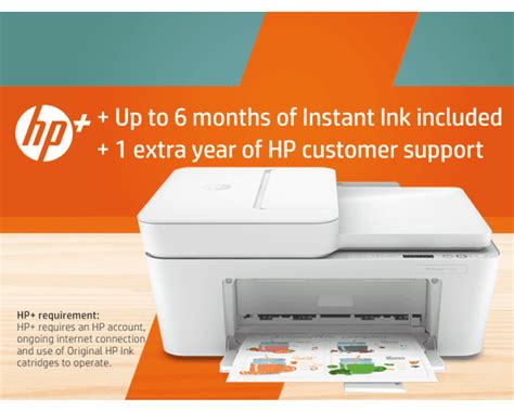 Hp Deskjet 4120e All In One Printer Instant Ink Enabled 26q94a