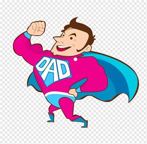Dad Super Dad Vector Figure Pictured Humor Png Pngwing