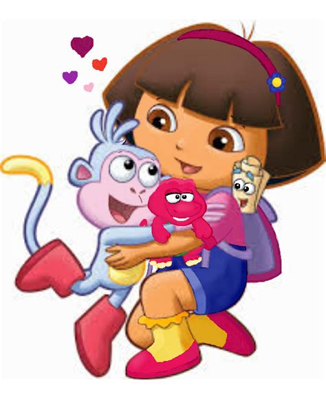 Barney And Doras Happy Valentines Day By Purpledino100 On Deviantart