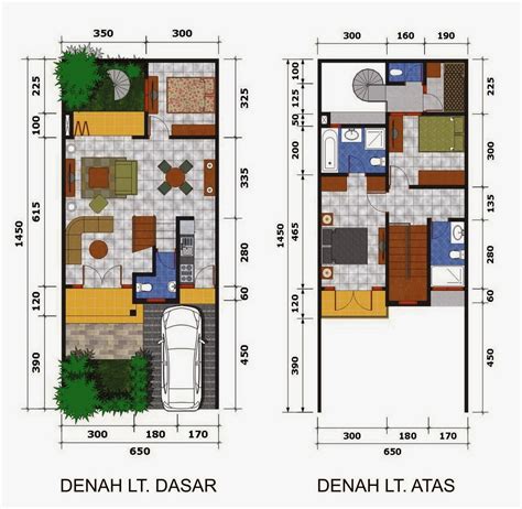 100 gambar rumah minimalis 2 lantai ukuran 6x10. Gambar Denah Rumah Ukuran 6x10 Meter Denah Rumah Minimalis ...