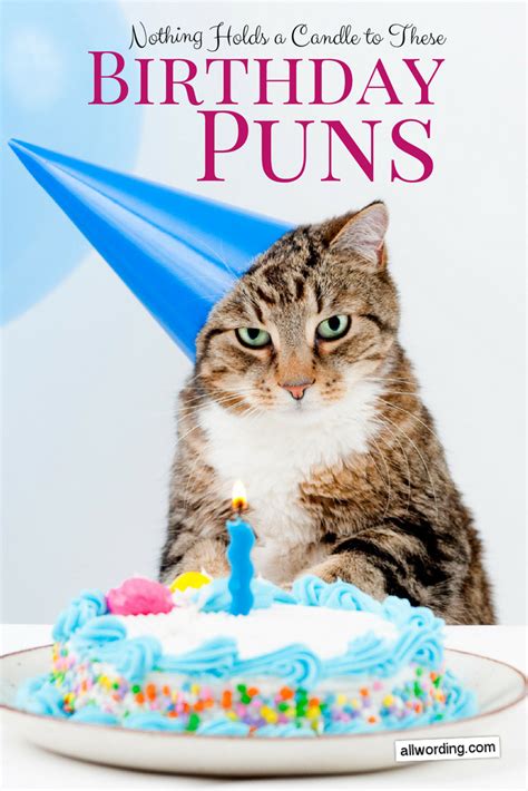 Download lagu happy birthday cat puns mp3 dapat kamu download secara gratis di metrolagu. Nothing Holds a Candle to These Birthday Puns | Birthday ...