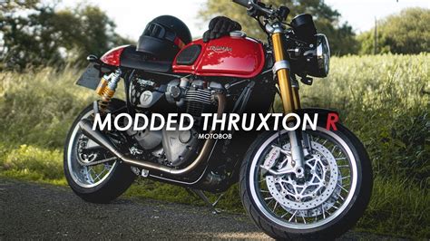 Riding A Modded Triumph Thruxton R Youtube
