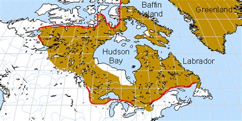 Map Of Canada Canadian Shield Maps Of The World