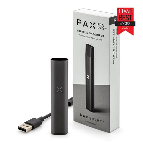 Pax Era Pro Vaporizer Black By Pax Cannabis Médical De Pharmaprix