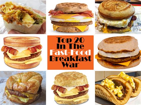 Flatten your belly, boost your metabolism, and strip away unwanted pounds with the most effective, least but which of these breakfasts will start your day—or your afternoon or your evening—off right? Top 20 Fast-Food Breakfast Food Items