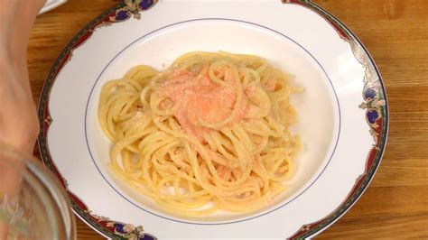 Mentaiko Spaghetti Recipe Japanese Pasta With Spicy Marinated Pollock