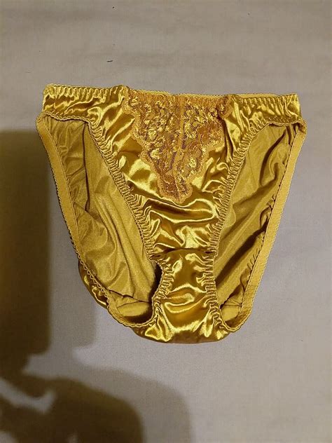 vintage victoria s secret satin second skin bikini panties size large ebay