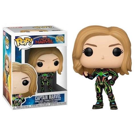 Funko Pop! Captain Marvel - Captain Marvel with Neon Suit - 516 | bol