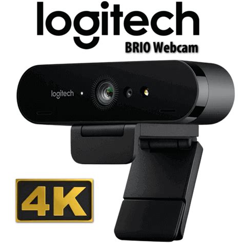 logitech brio ultra hd webcam for video conferencing recording