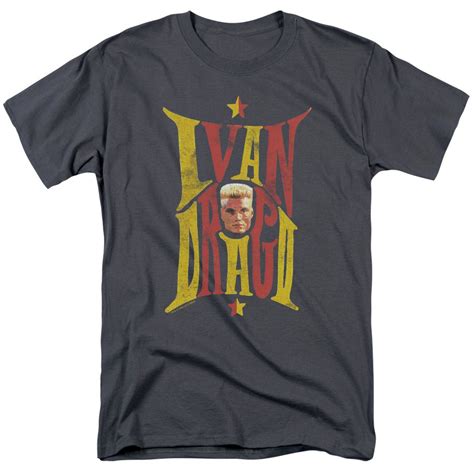 Si gray ivan silvan lang pinakagwapo. Rocky Iv T Shirt Ivan Drago Colored Name Charcoal Tee ...