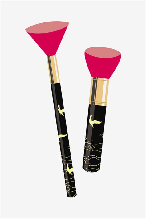 Makeup Brush Clipart Hd Png Pink Makeup Brush Beautiful Makeup Brush