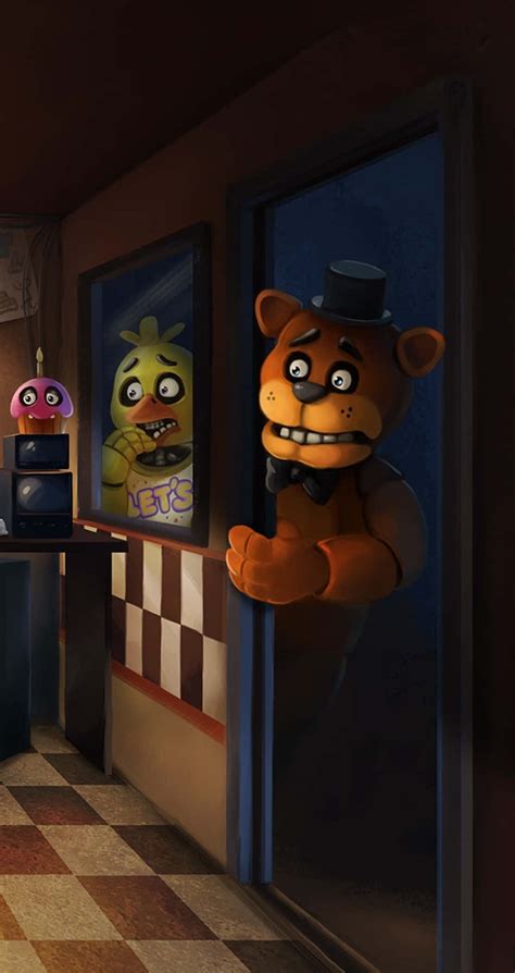 Download Five Nights At Freddys With Chica Iphone Wallpaper