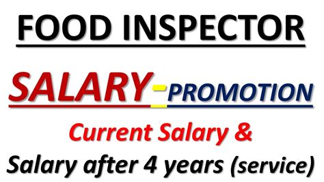 Food Inspector Salary Youtube