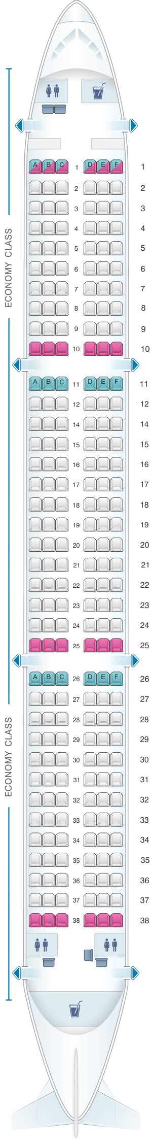 Seat Map Freebird Airlines Airbus A321 Airplane Seats Best Airplane