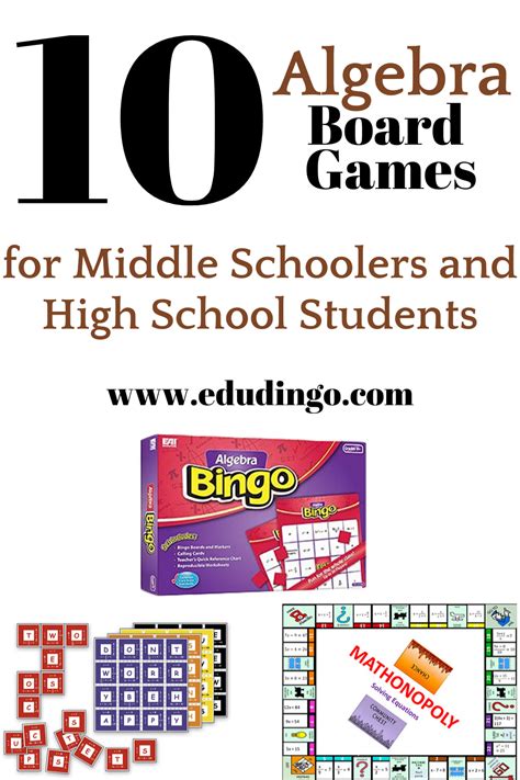 Oct 20, 2020 · a bingo style game for middle schoolers. 10 Algebra Board Games for Middle and High School in 2020 ...
