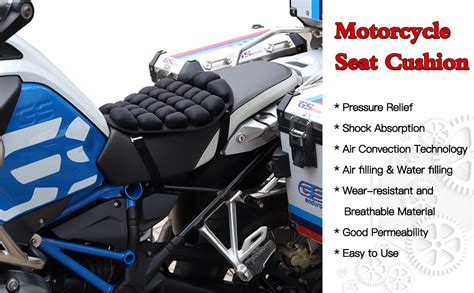 Amazon.com: Air Motorcycle Seat Cushion Pressure Relief Ride Seat Pad
