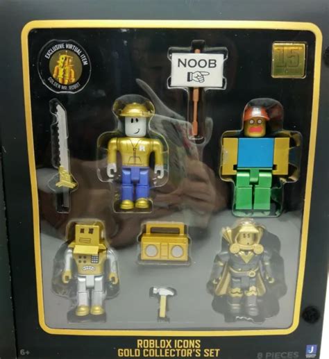 Roblox Action Collection 15th Anniversary Icons Gold Collectors Set