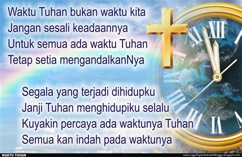 Lirik Lagu Pujian Rohani Kristen Sekolah Minggu Gereja Tuhan Yesus