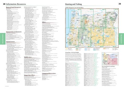 Oregon Road And Recreation Atlas Benchmark Maps La Compagnie Des