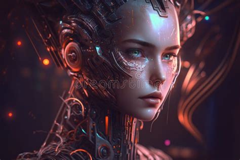 Robot Girl Cyborg New Technologies Artificial Intelligence Gpt Chat Openai Wallpaper
