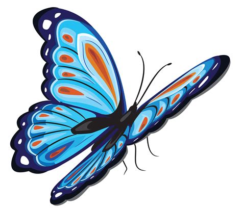 Blue Butterfly Transparent Clipart Image 939462 Png 26e
