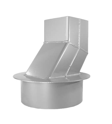 Note a downspout boot must be able to receive the type and size of downspout entering it (typically rectangular) and also transition to a standpipe below (if one exists; Piedmont Downspout Products - Adapters, Shoes, Boots and ...