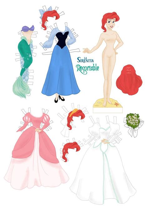 Disney Princess Paper Dolls You Can Color Yourself Artofit