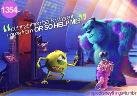 Monsters Inc Put That Thing Back Where It Came From Or So Help Me The Musical Disney