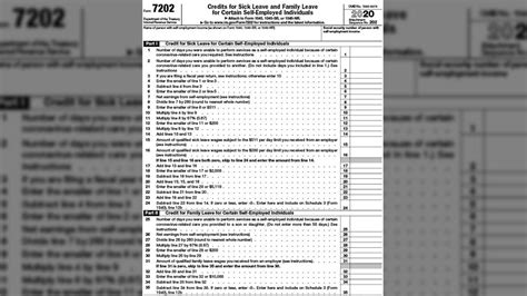 Covid 19 Tax Relief What Is Irs Form 7202 And How It Could Help If