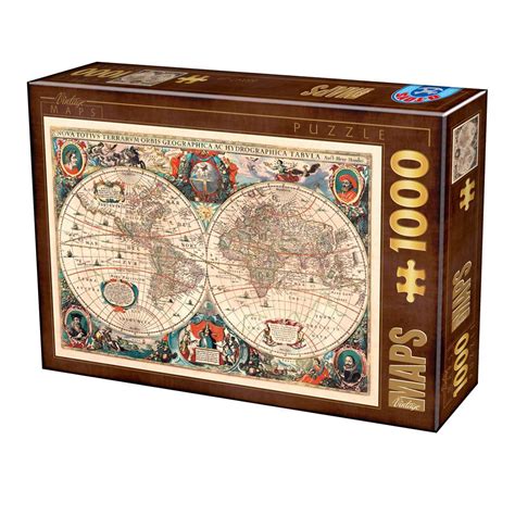 Puzzle Antique World Map 1 000 Pieces Puzzlemaniaeu