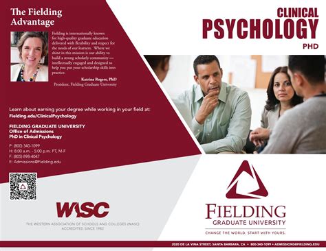 Phd Clinical Psychology Program Brochure By Fielding Graduate