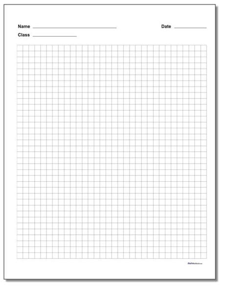 https://www.dadsworksheets.com Plain Metric Graph Paper #Graph #Paper