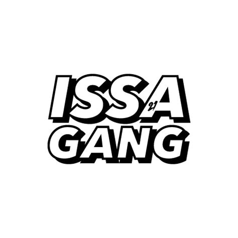 Issa Gang 21 Savage Hip Hop Stickers Car Decals Peeler Stickers