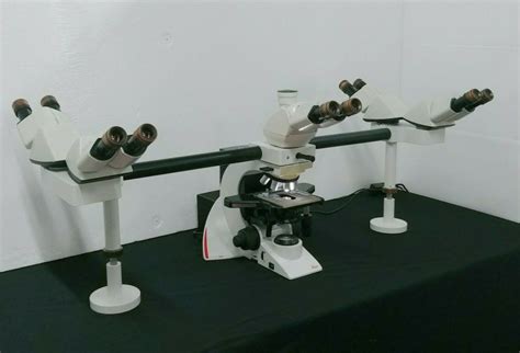 Leica Microscope Dm2500 Multihead 5 Headed Teaching System Nc Sc