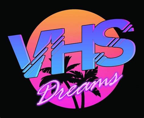 The 80s Inspired Logo Of Another Great Synthwave Artist Vhs Dreams