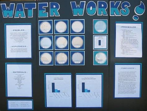 Science Fair Projects On Water Purification Display Board 4th Grade