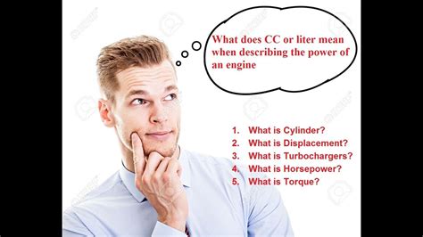 So what does it mean? What does CC or liter mean when describing the power of an ...