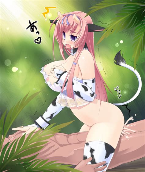 Rule 34 Animal Ear Breasts Cow Accoutrements Cow Ear Cow Girl Cow