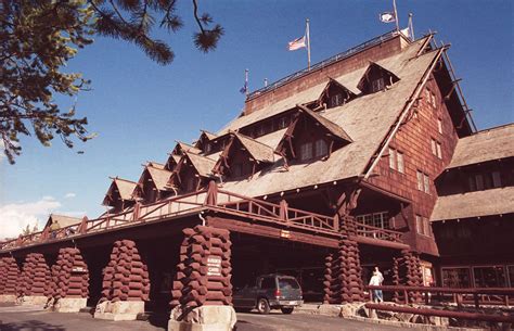 Old Faithful Inn At Yellowstone National Park Road Trip Places Old