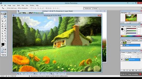 Make A Simple Scenery In Photoshop Vedantsri Youtube