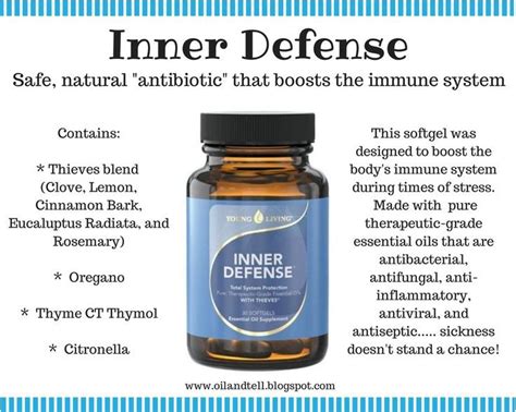 So i chose to live all those memories again and allow myself to feel that pain. Young Living Inner Defense "antibiotic" YL #1497619 www ...