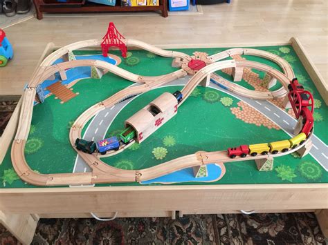 Wooden Train Track Layout Ideas